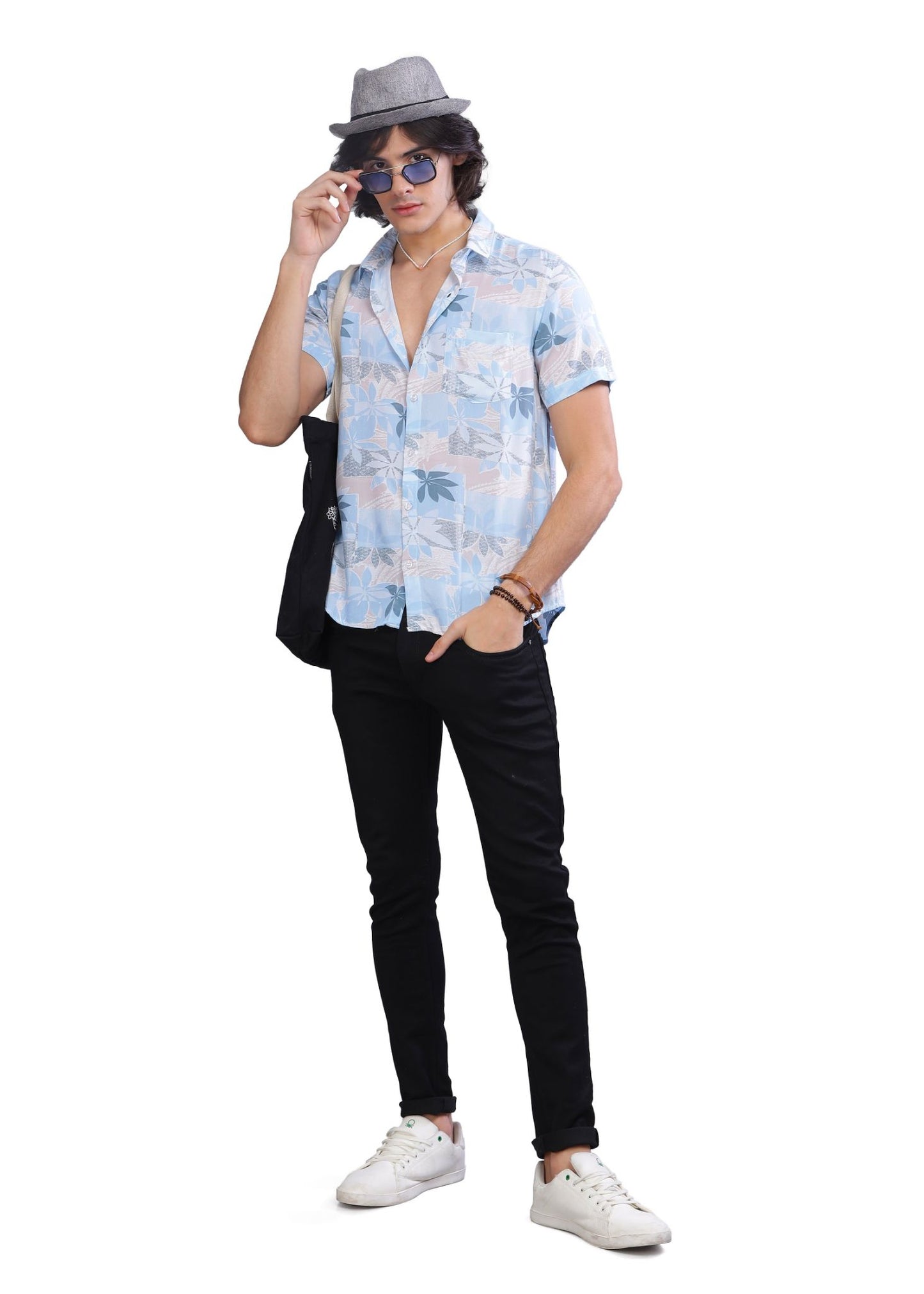 Sky Patch Printed Shirt - Tusok
