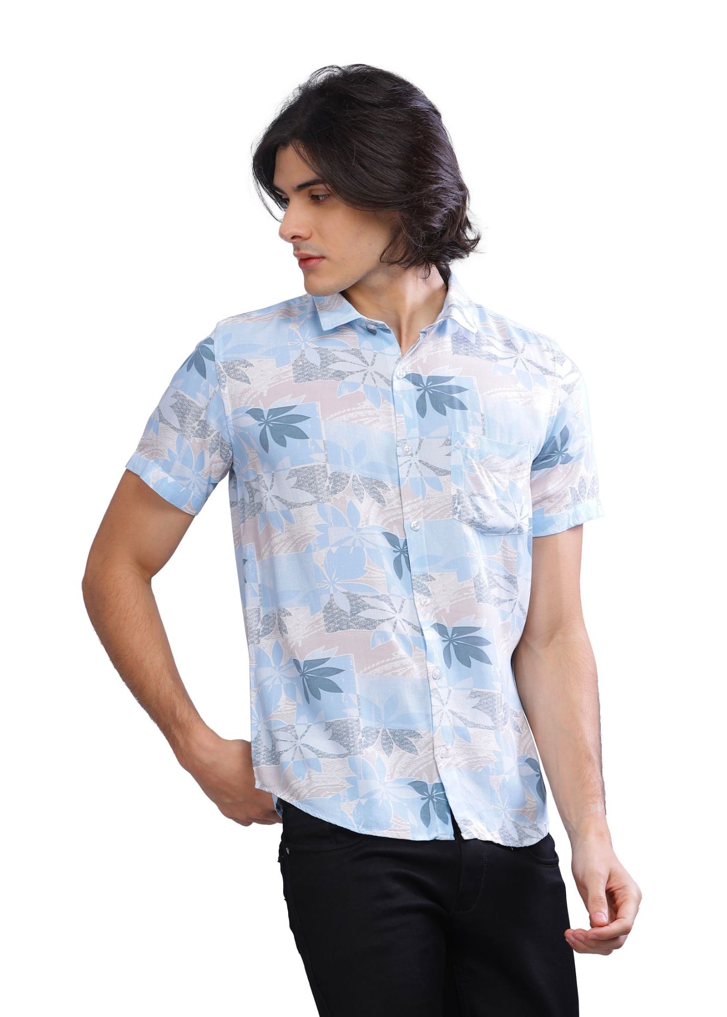 Sky Patch Printed Shirt - Tusok