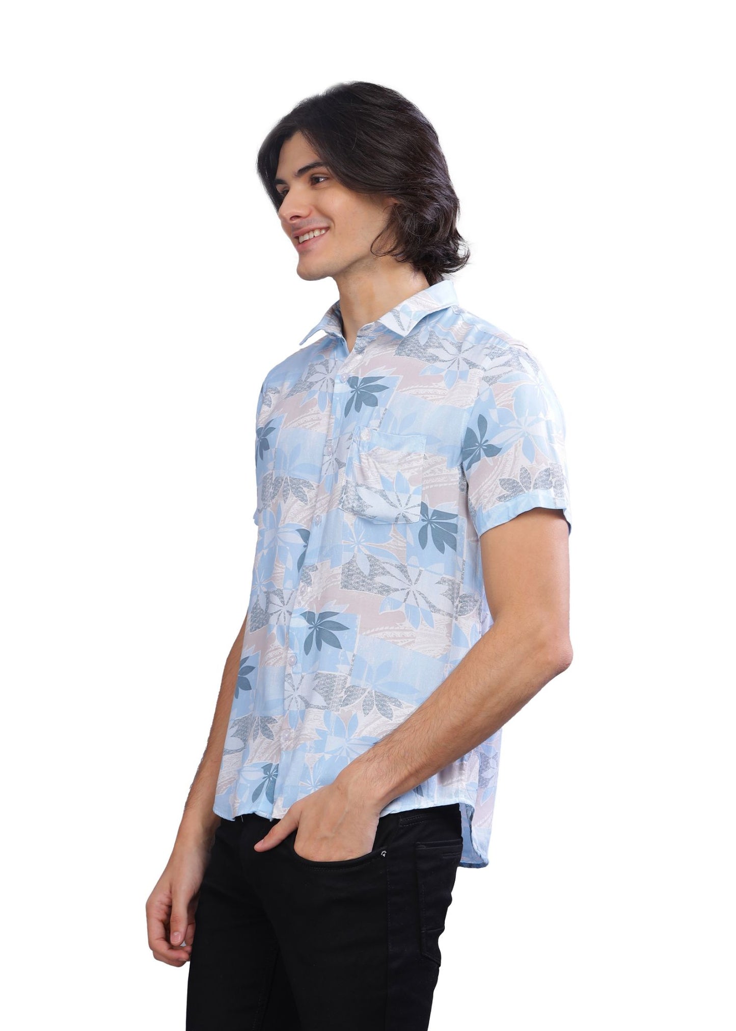 Sky Patch Printed Shirt - Tusok