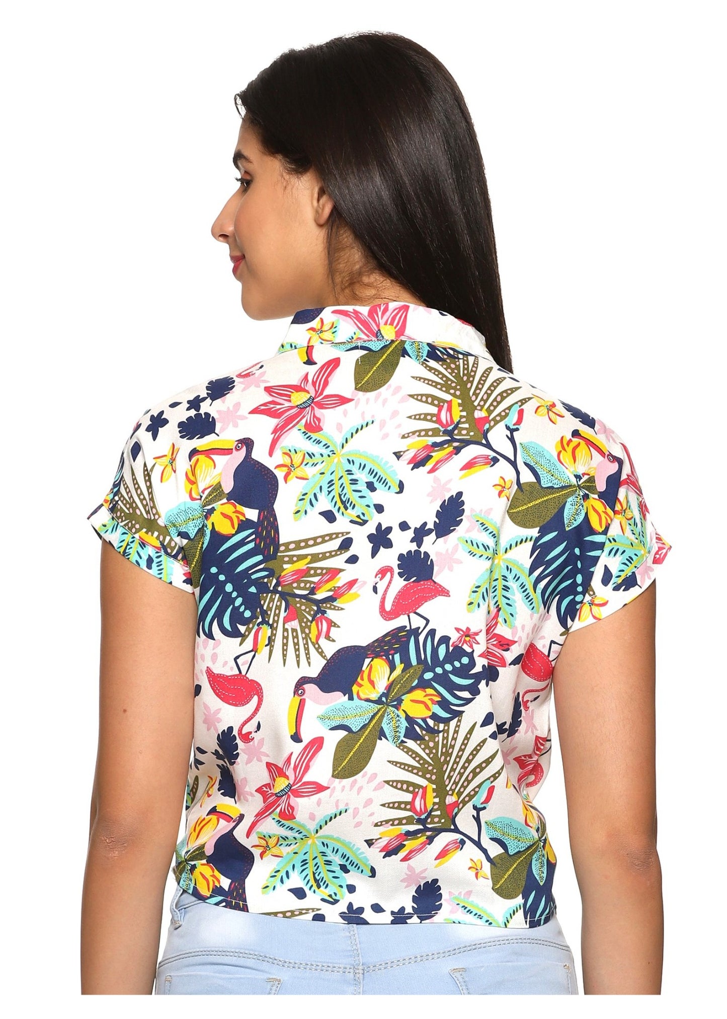 Vienna Front Knot Women Shirt - Tusok