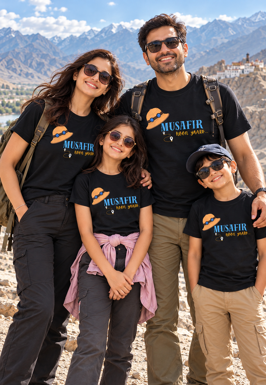 Musafir Hoon Yaaro Family Tshirt