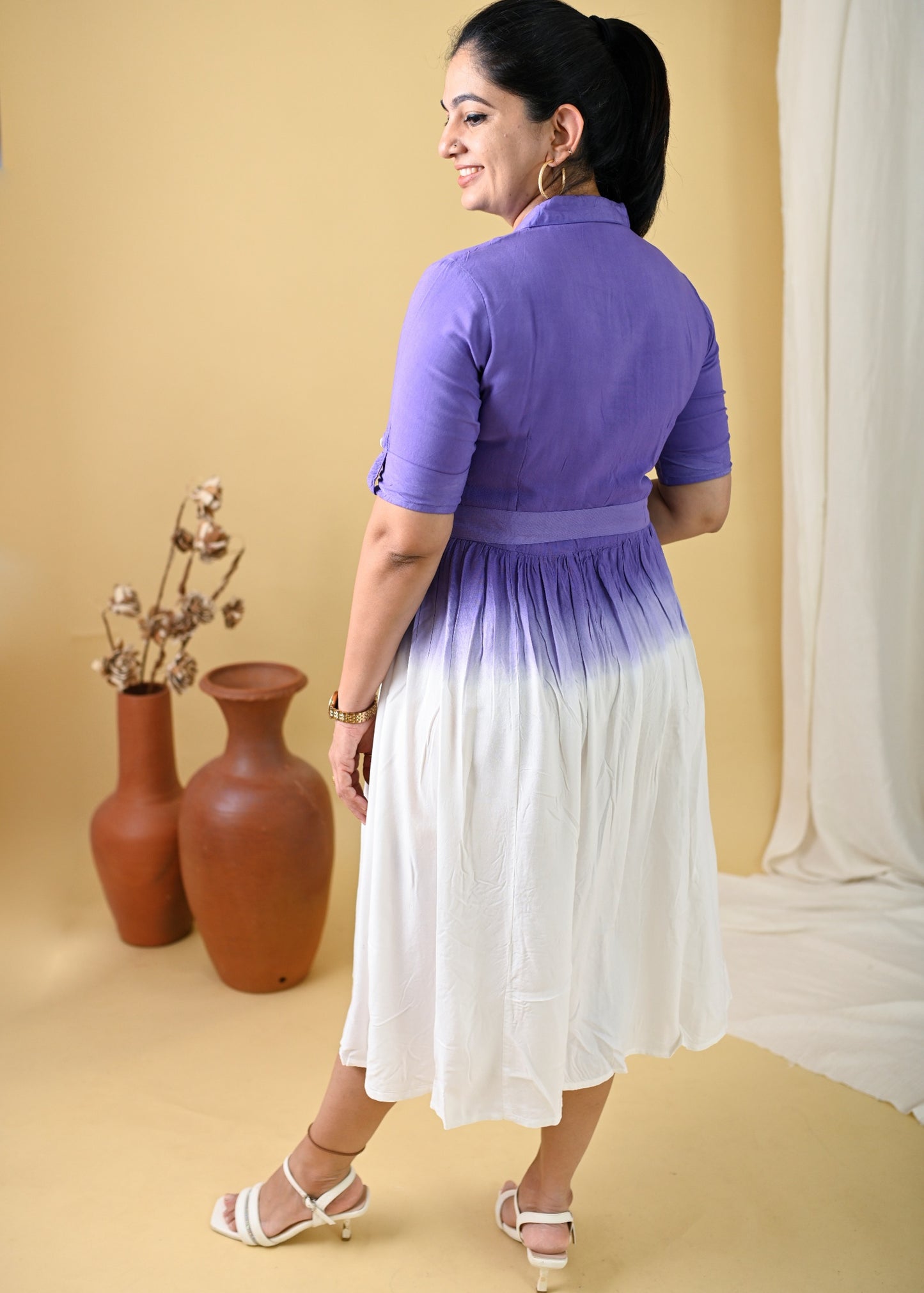 Lilac Ombre Matching Couple Combo