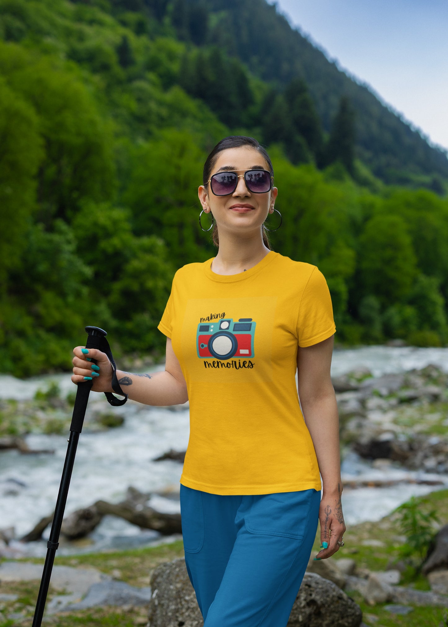 Yellow Making Memories Yellow MAME Family Tshirt