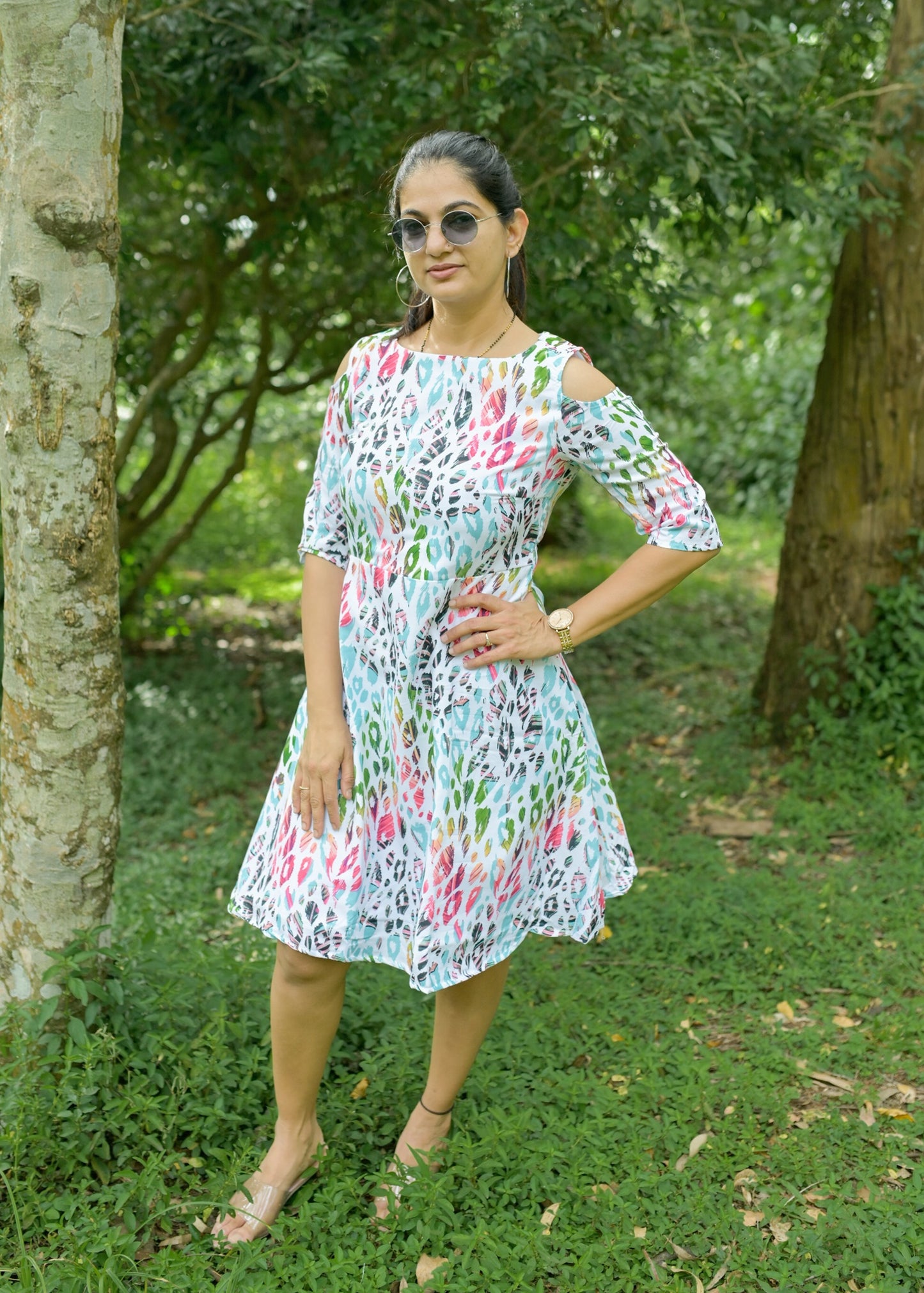 Rainbow Women Dress - Tusok