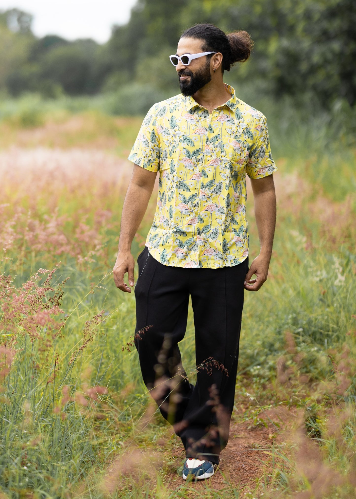 Yellow Flamingo Family Matching Combo