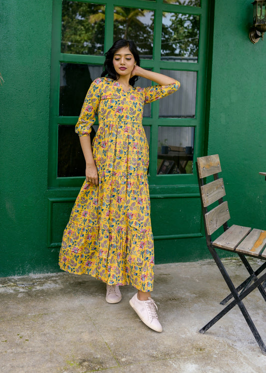 Utsav Cotton Women Gown - Tusok