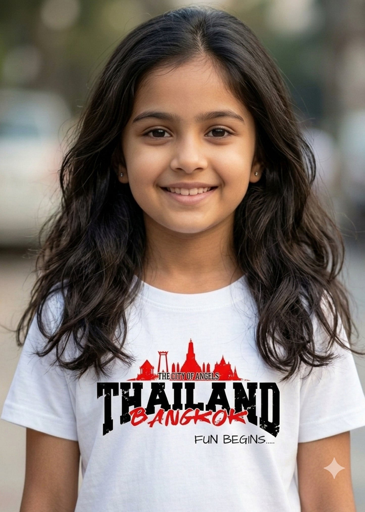 Thailand Fun Begins Girls Tshirt