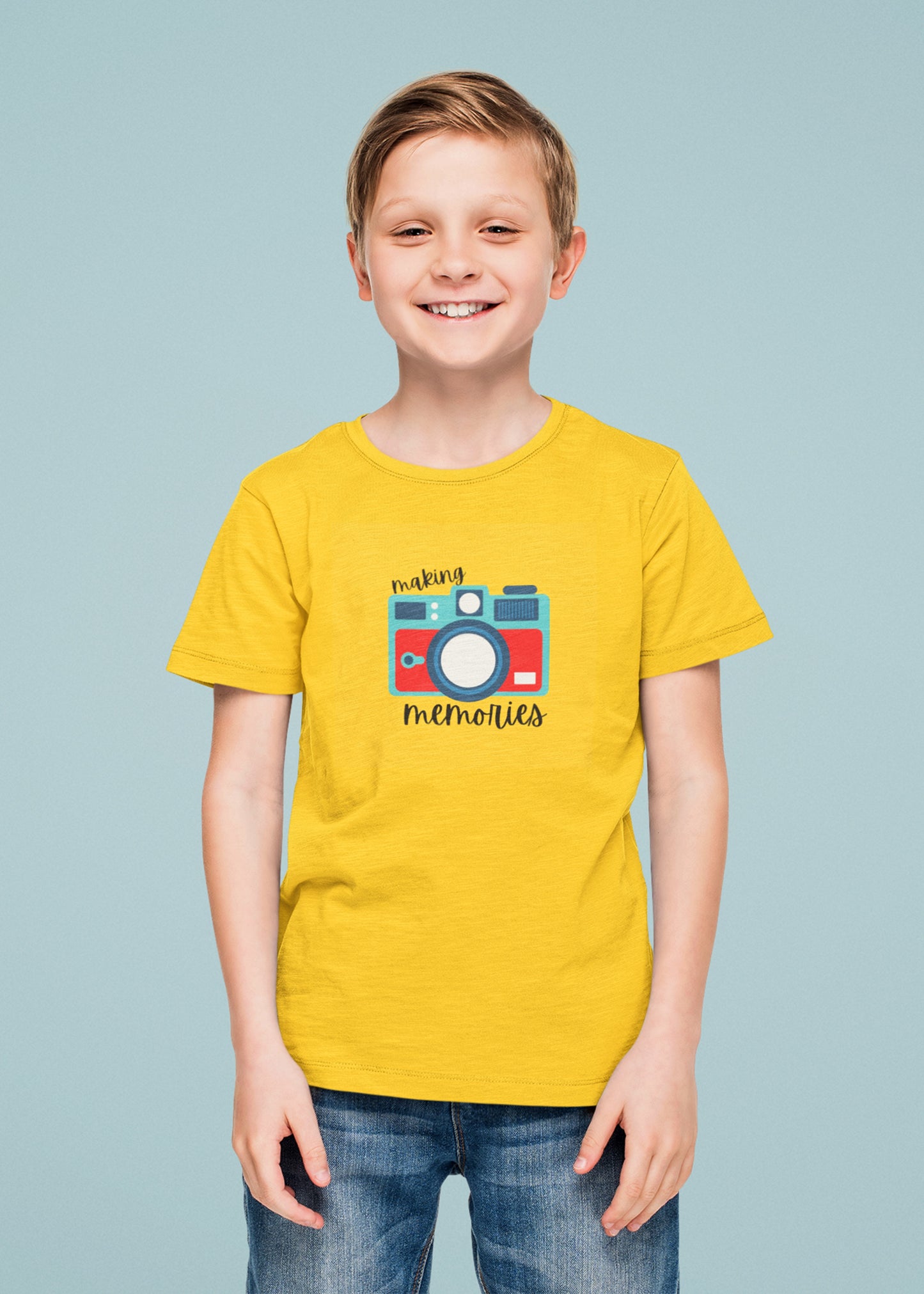 Yellow Making Memories Yellow MAME Family Tshirt