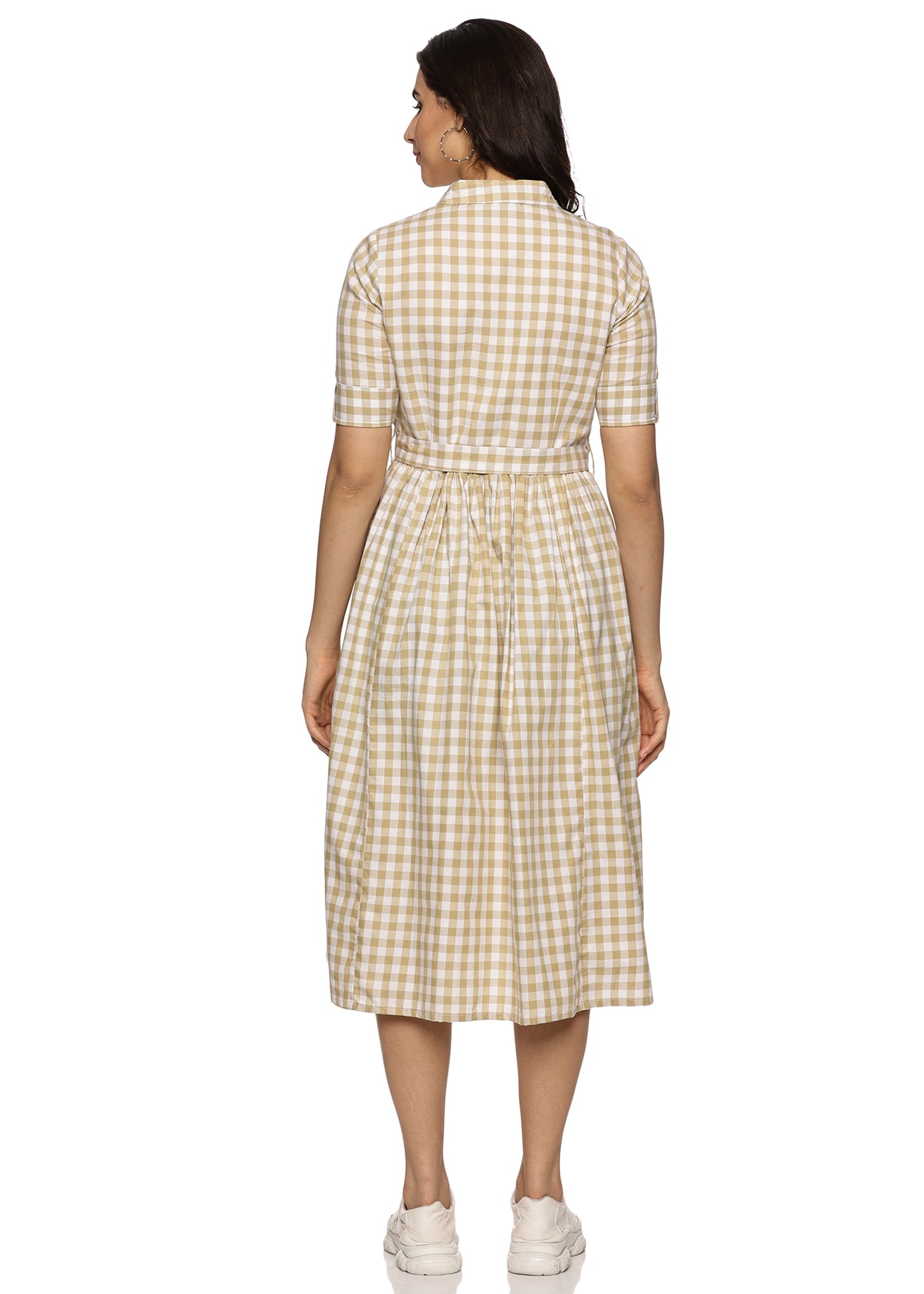 Square Couple Matching Shirt and Dress