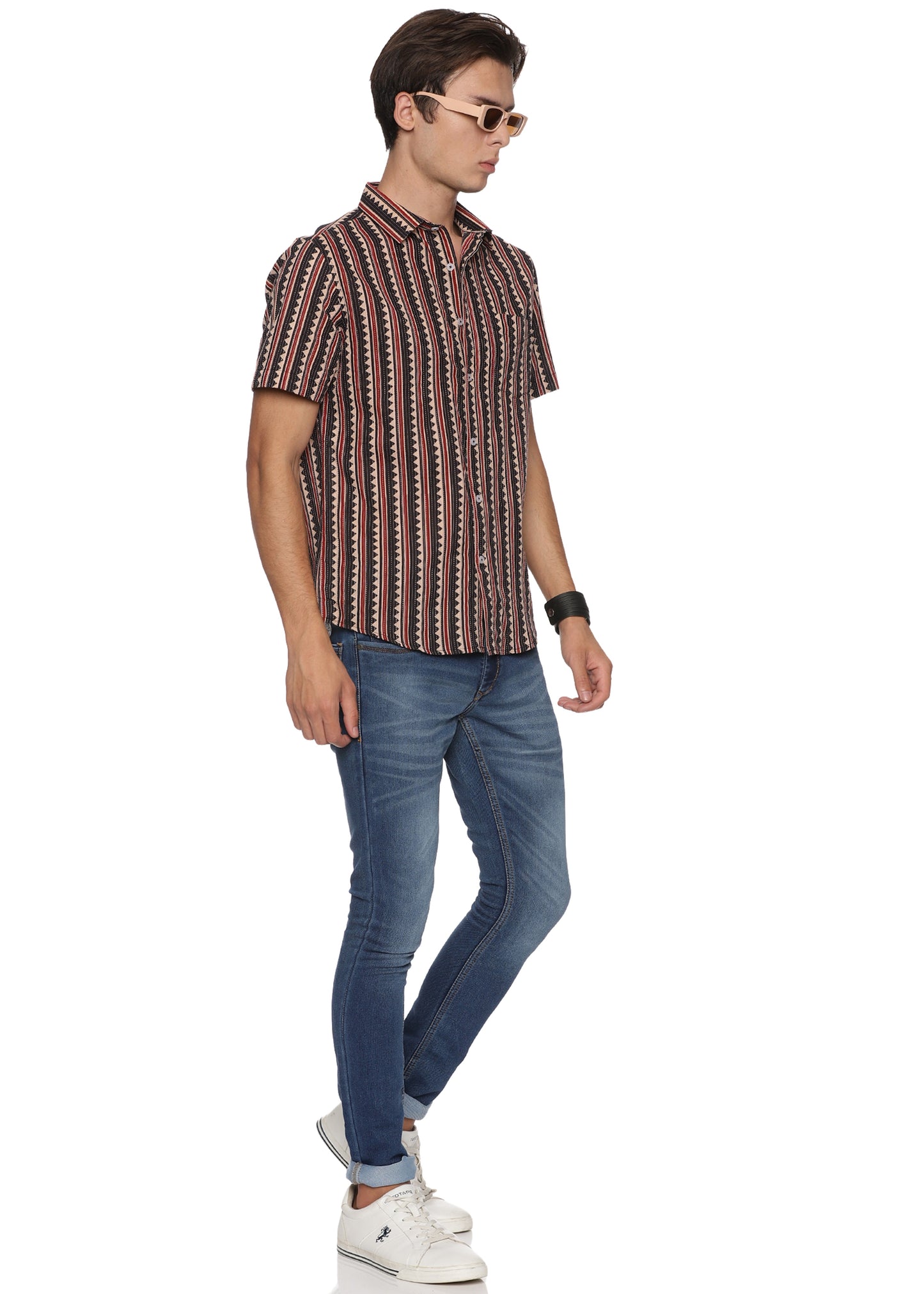 Raspberry Cotton Shirt - Tusok