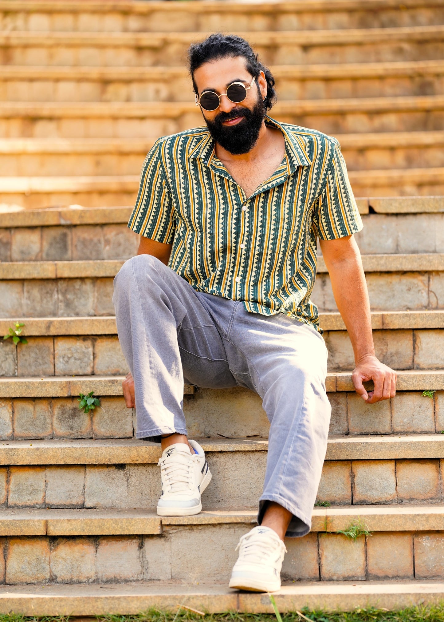 Helix Mens Printed Shirt