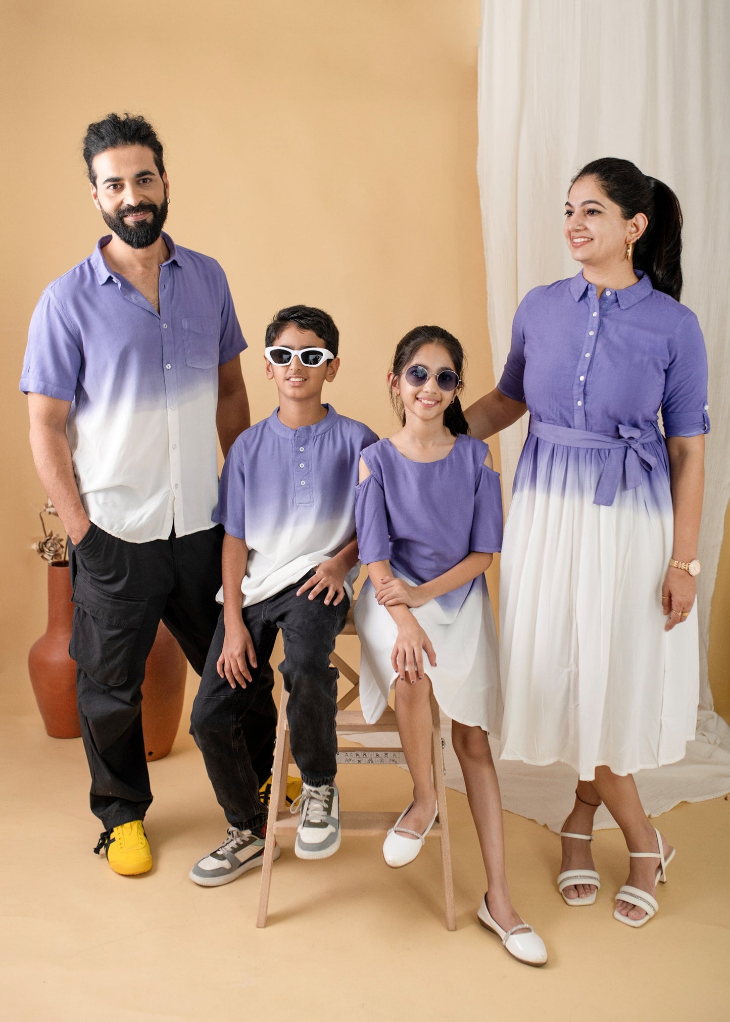 Lilac Ombre Matching Family Combo