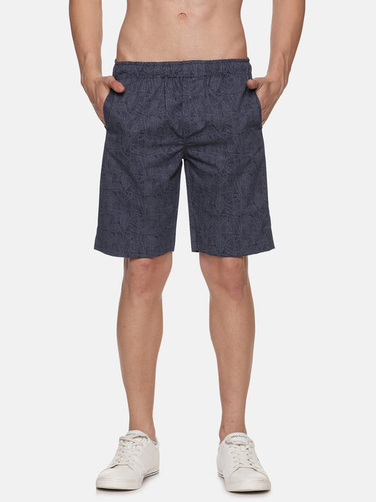 Charcoal Men's Printed Shorts - Tusok