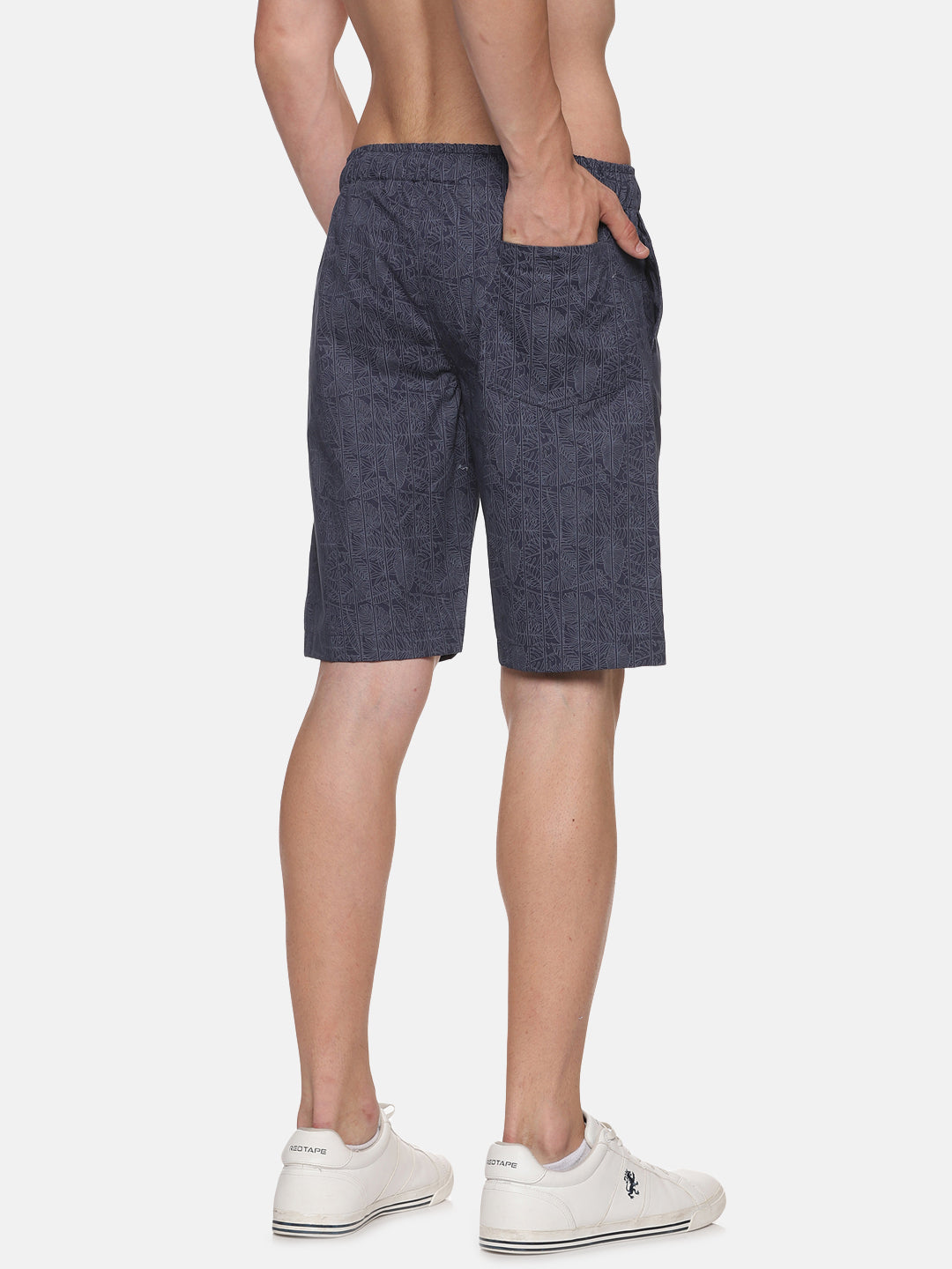 Charcoal Men's Printed Shorts - Tusok