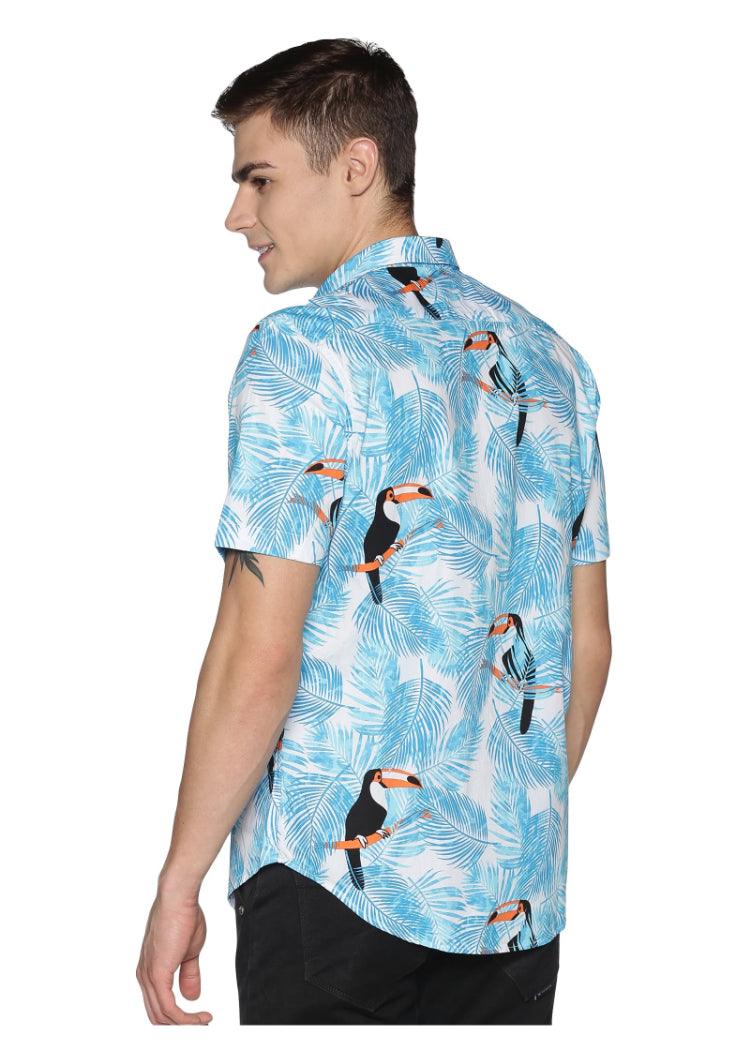 Azure Printed Shirt - Tusok