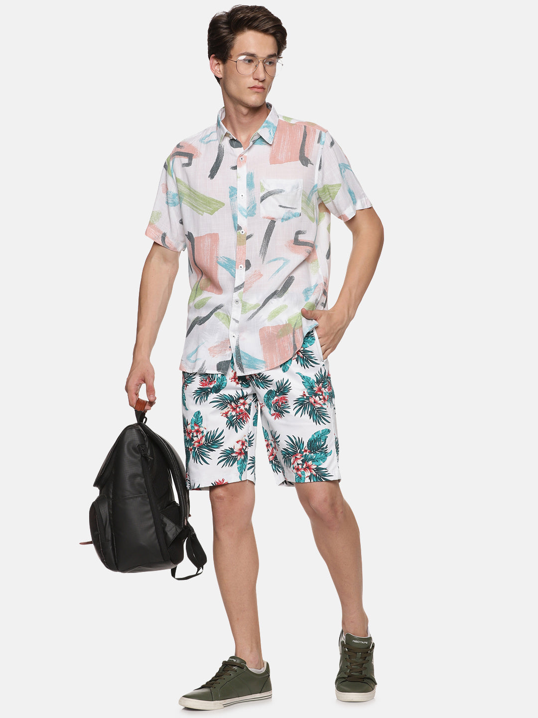 Carnival Men's Tropical Printed Shorts - Tusok