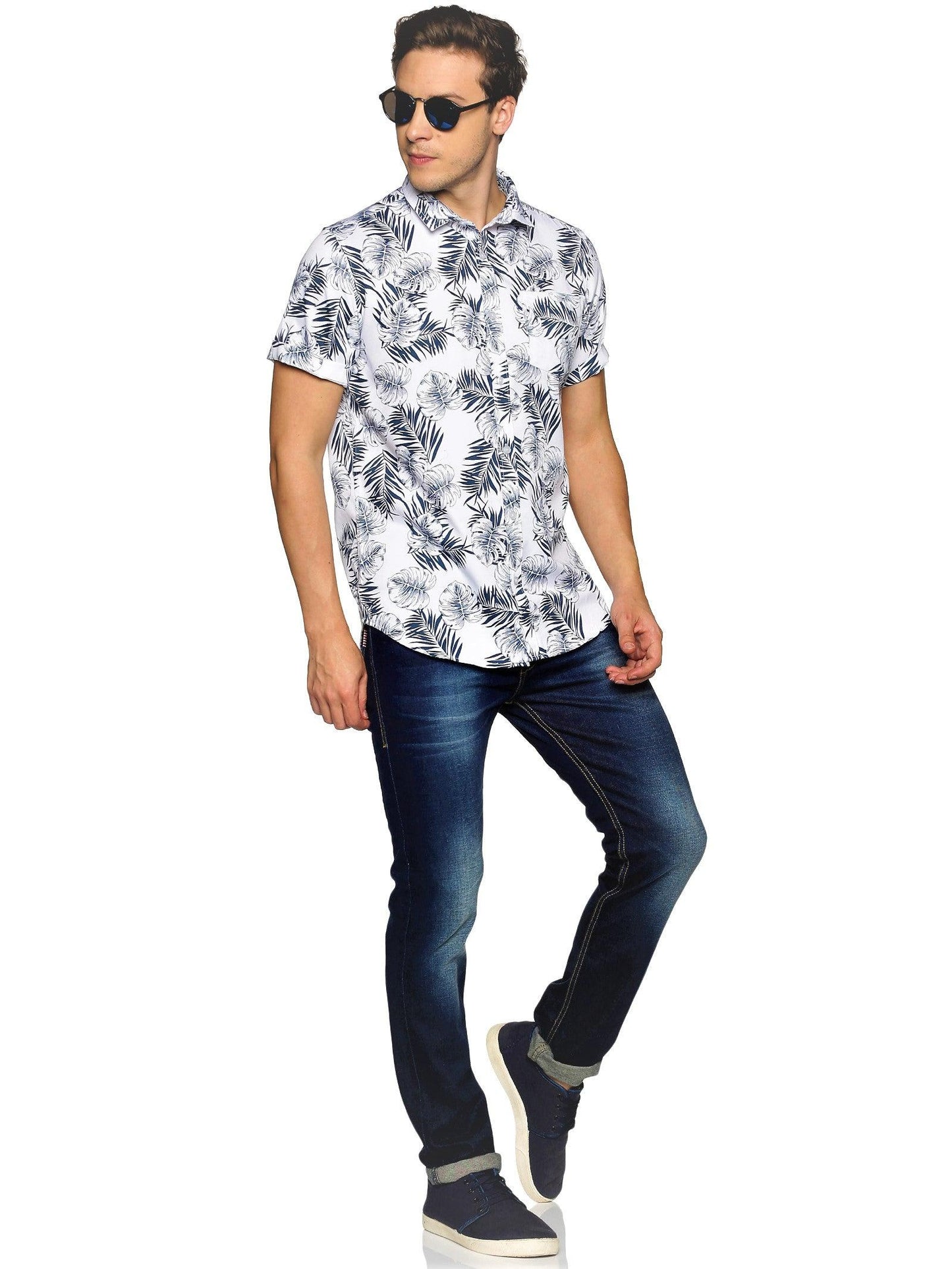 Grey Zebra Printed Shirt - Tusok