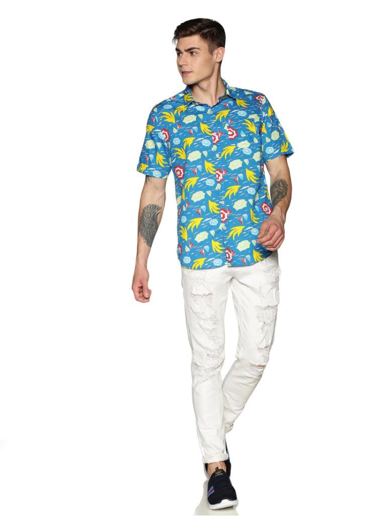 Wave Printed Shirt - Tusok