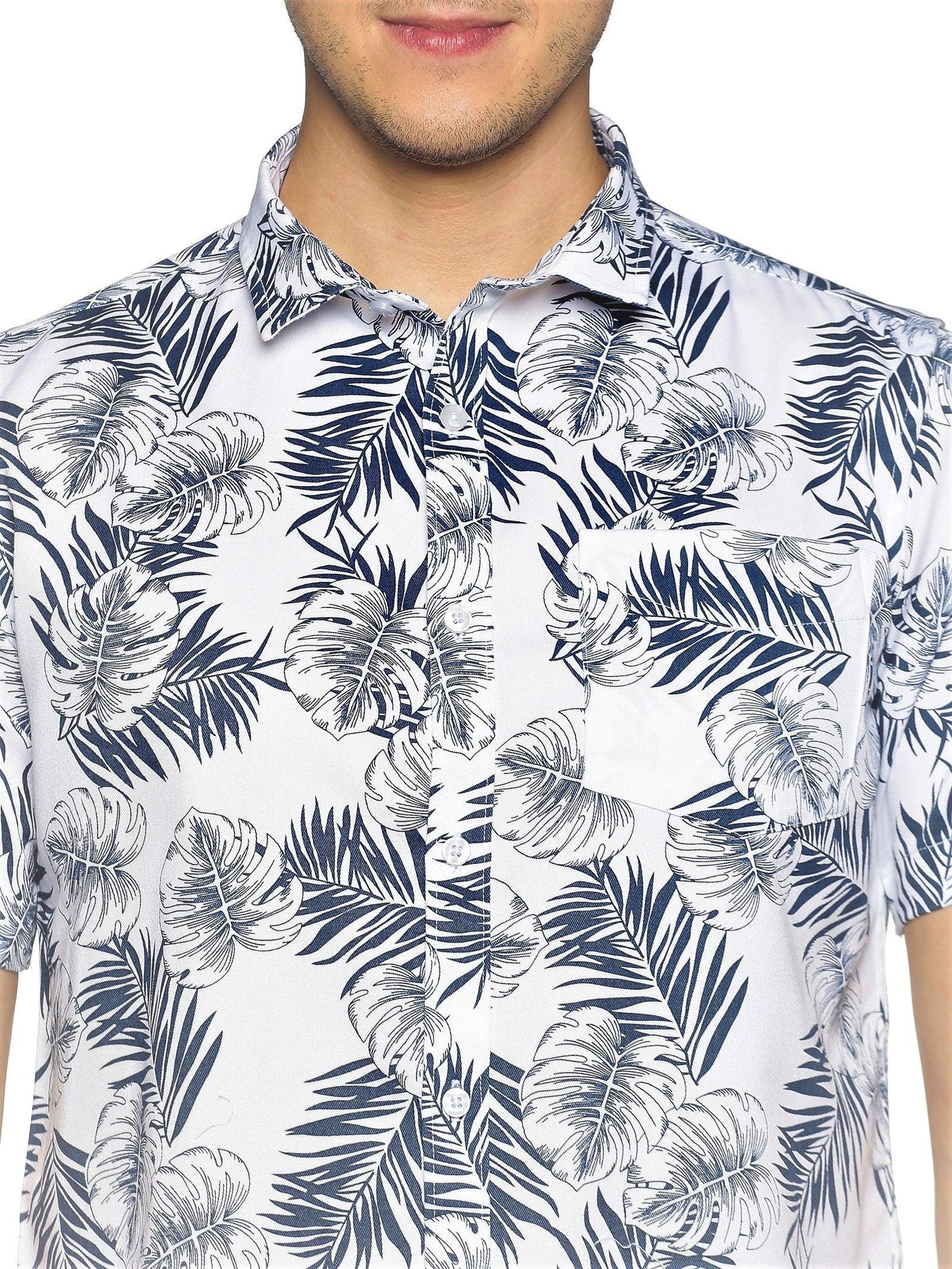 Grey Zebra Printed Shirt - Tusok