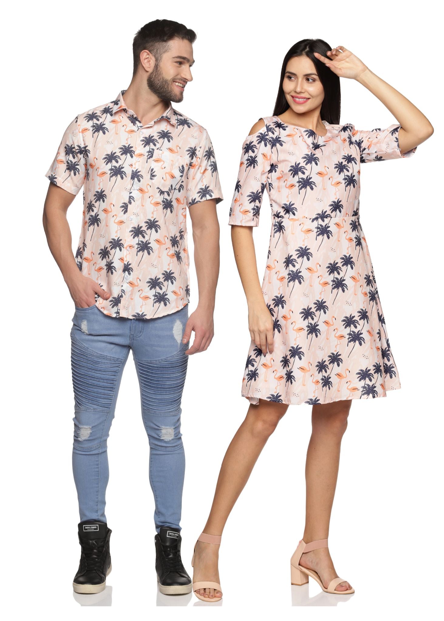 Pelican Couple Matching Dress Pelican Couple Matching Dress