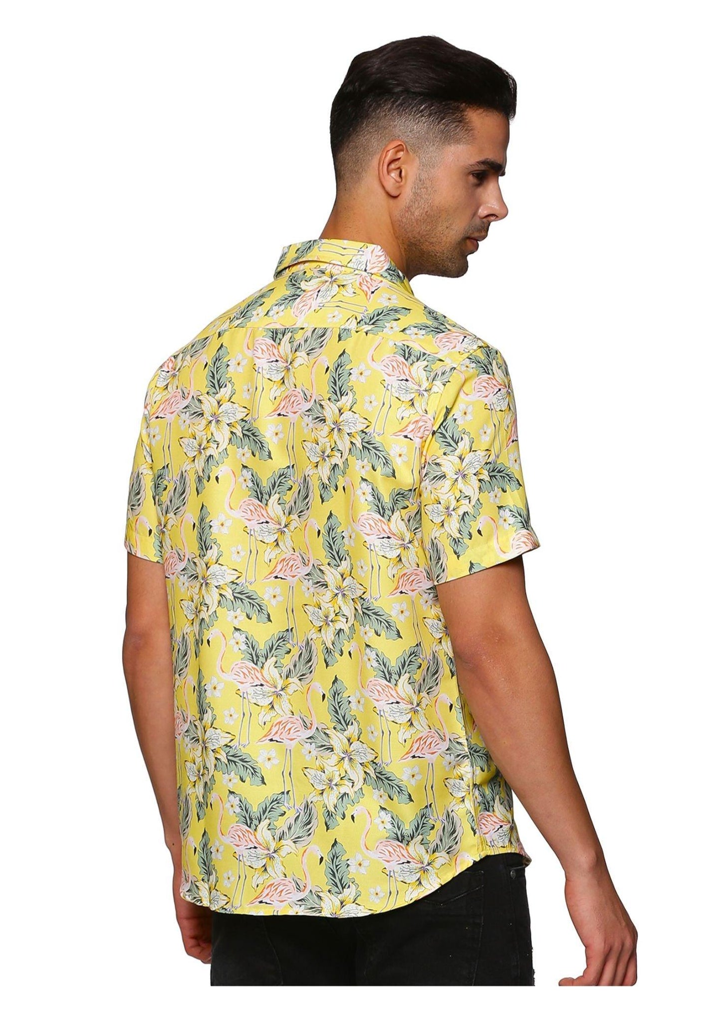 Yellow Flamingo Couple Matching Dress - Tusok
