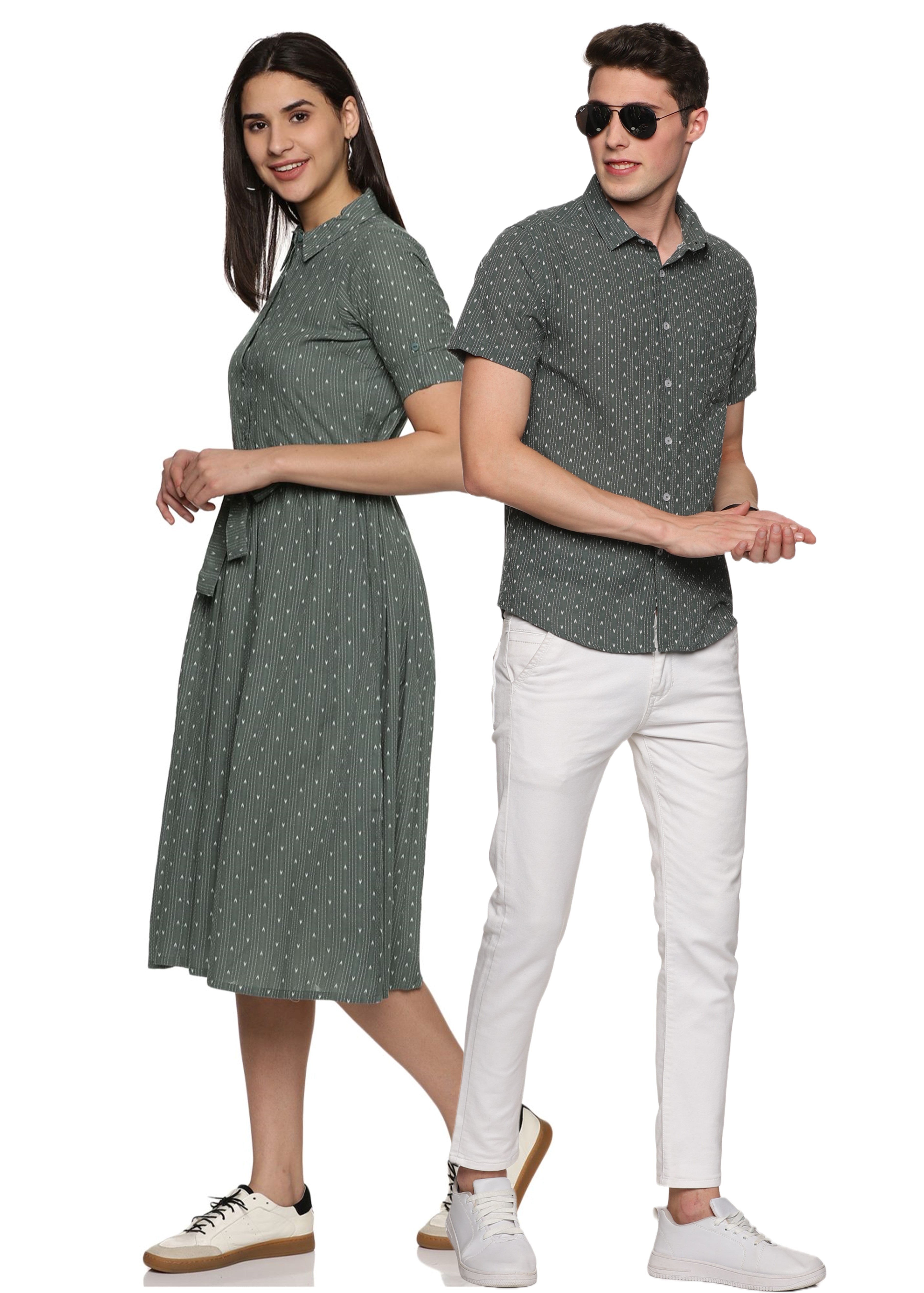 Couple shirt dress on sale