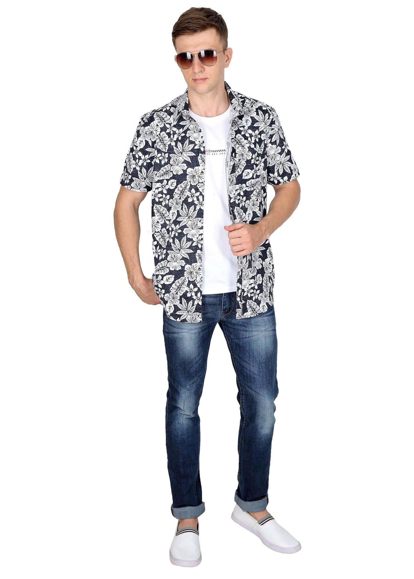 Tusok-black-magicVacation-Printed Shirtimage-Black Roop Floral (6)