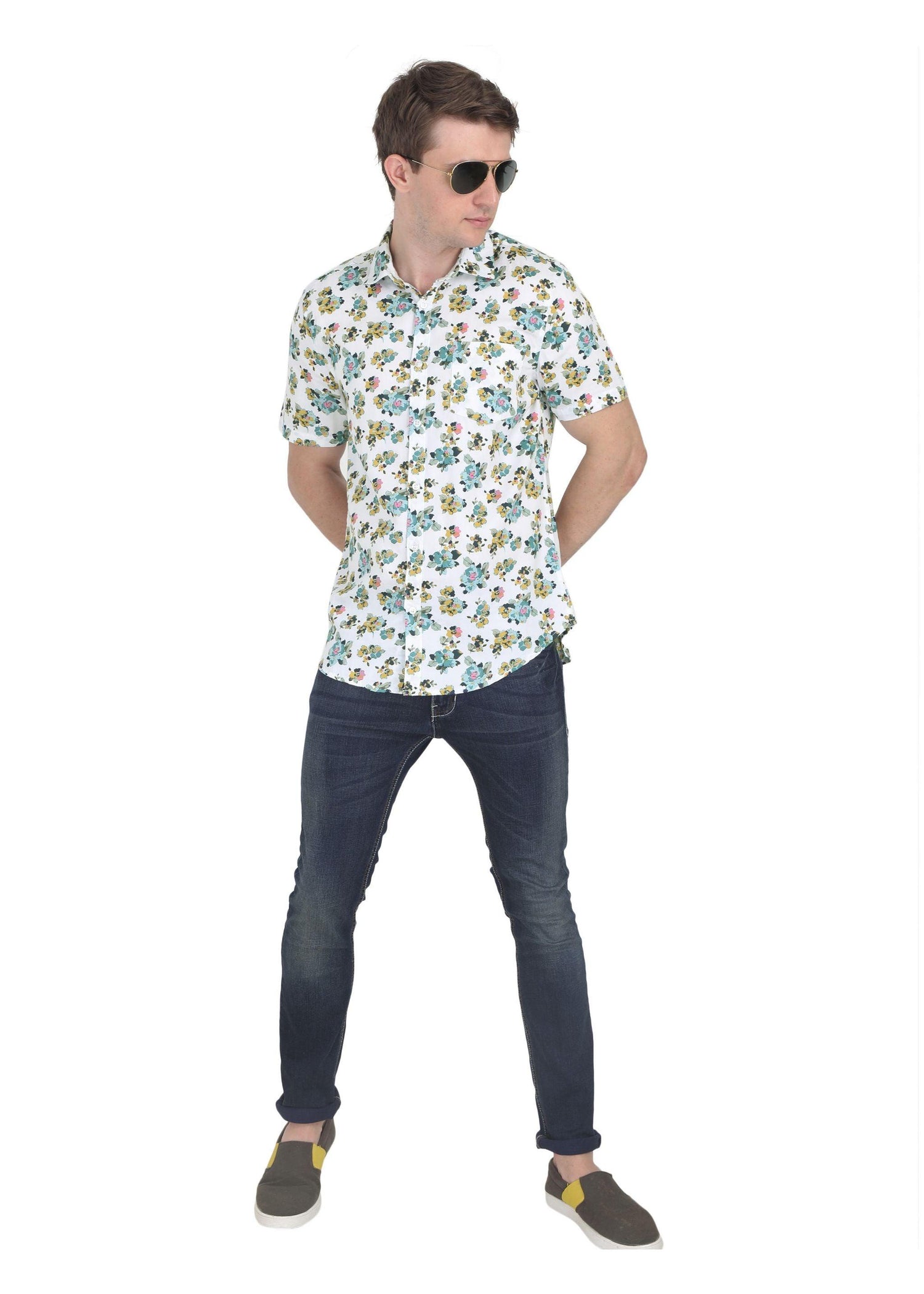 Tusok-bouquetVacation-Printed Shirtimage-Teal Bouquet (3)