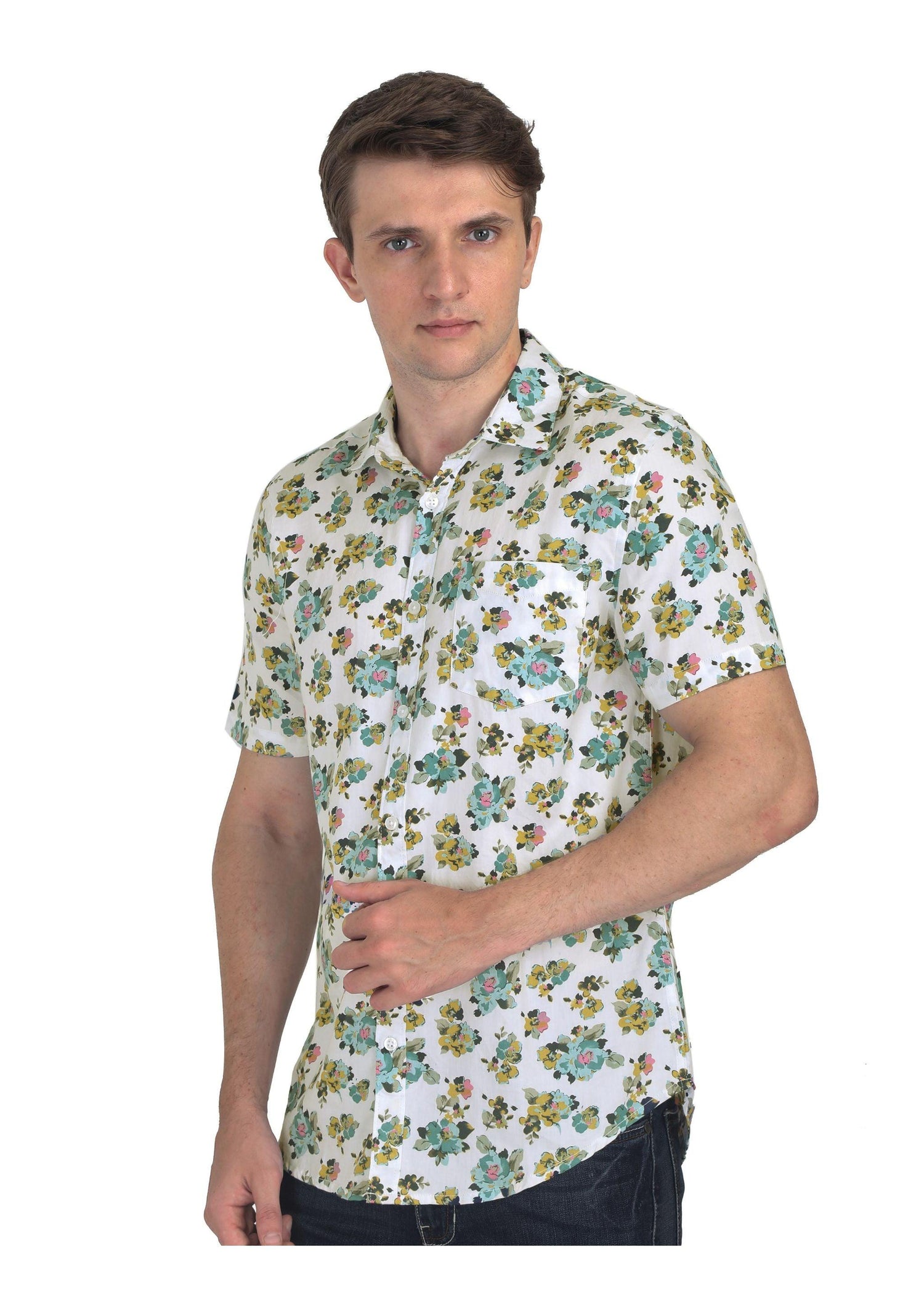 Tusok-bouquetVacation-Printed Shirtimage-Teal Bouquet (5)