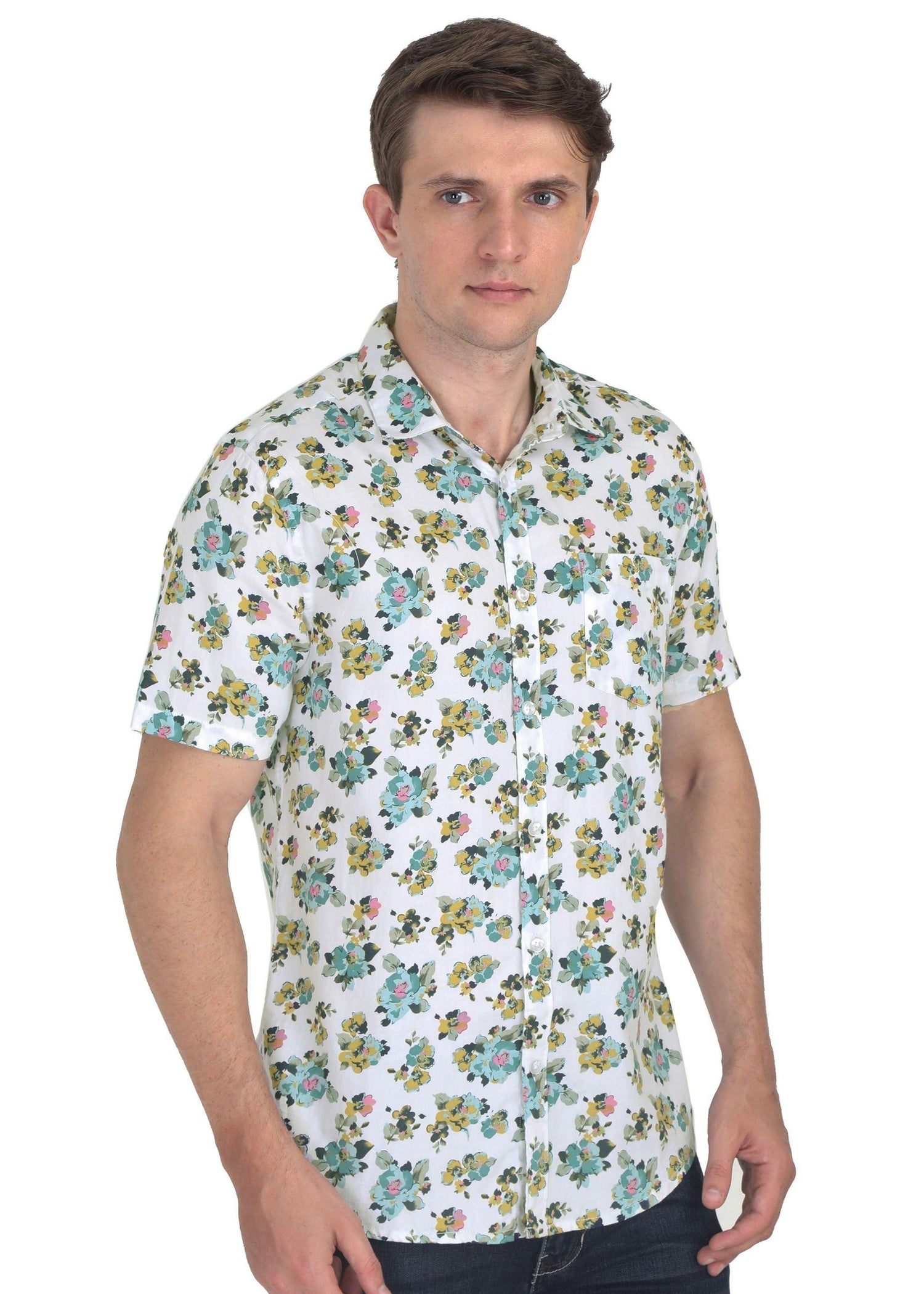 Tusok-bouquetVacation-Printed Shirtimage-Teal Bouquet (6)