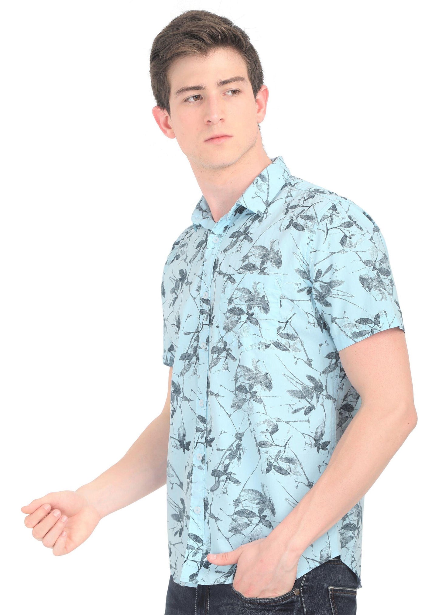 Tusok-fern-blueVacation-Printed Shirtimage-Prakash Blue (6)