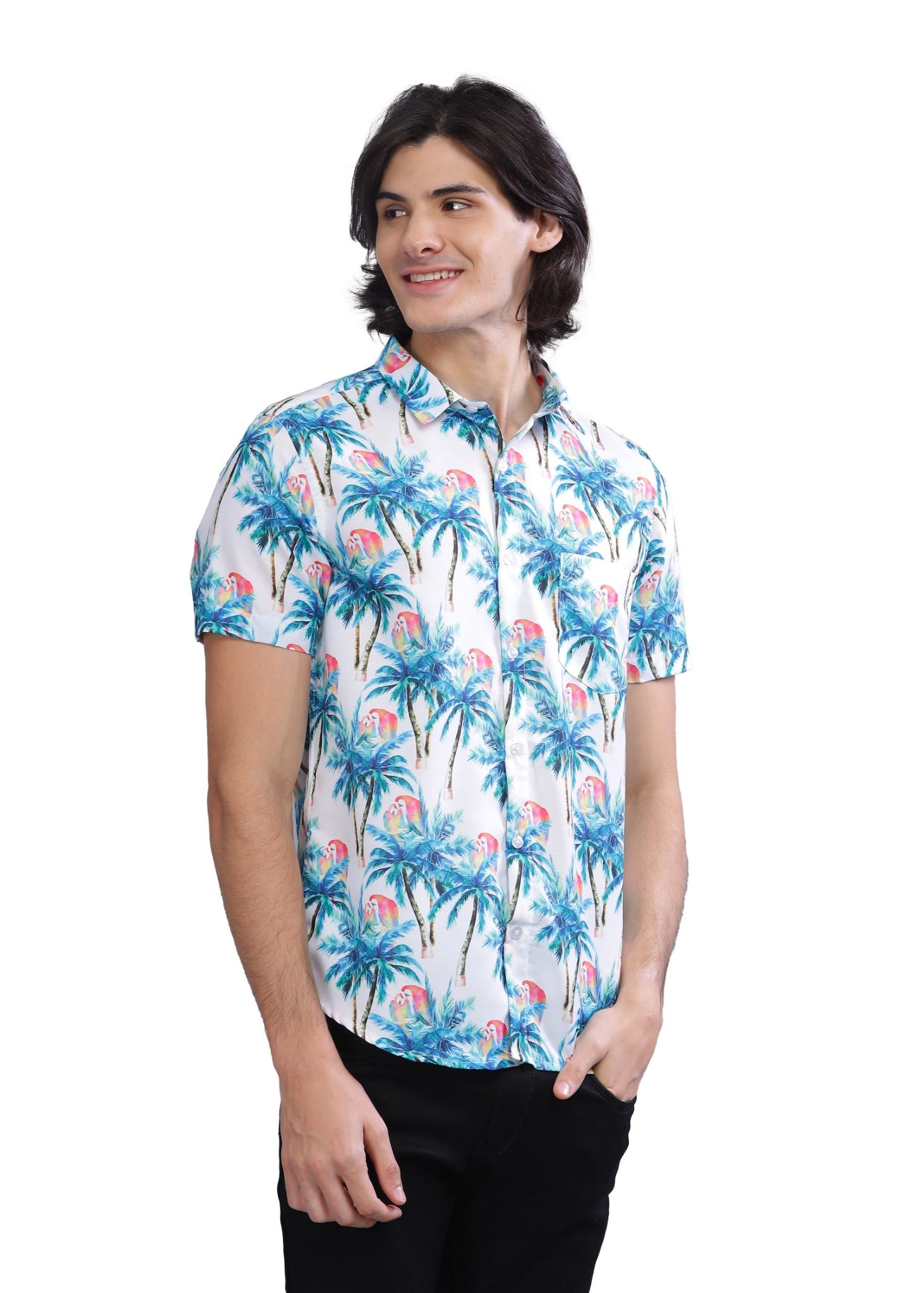 Parrot Printed Shirt - Tusok