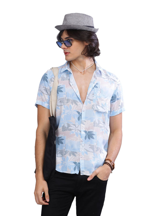 Sky Patch Printed Shirt - Tusok