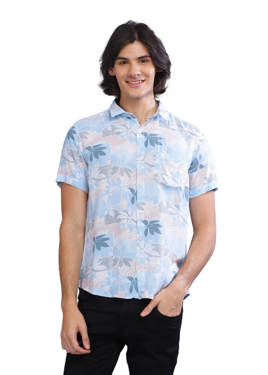 Sky Patch Printed Shirt - Tusok