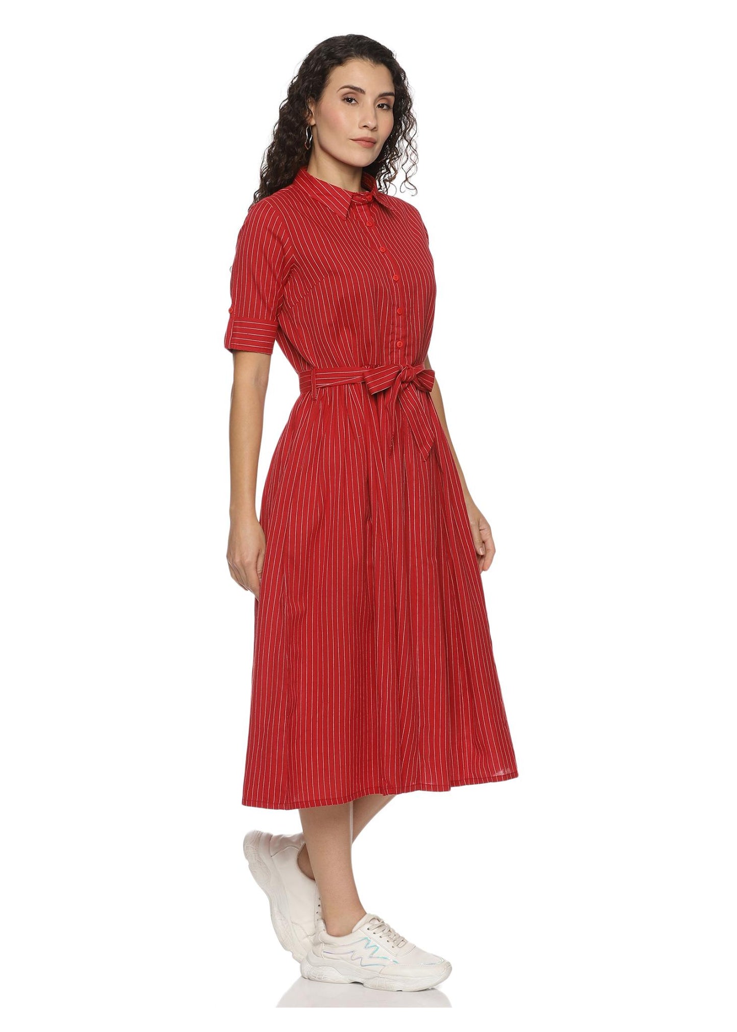Scarlet Cotton Women Dress