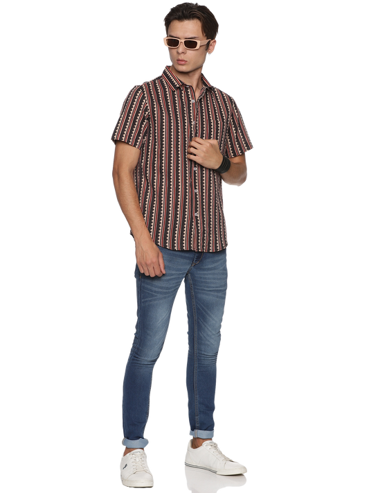 Raspberry Cotton Shirt - Tusok