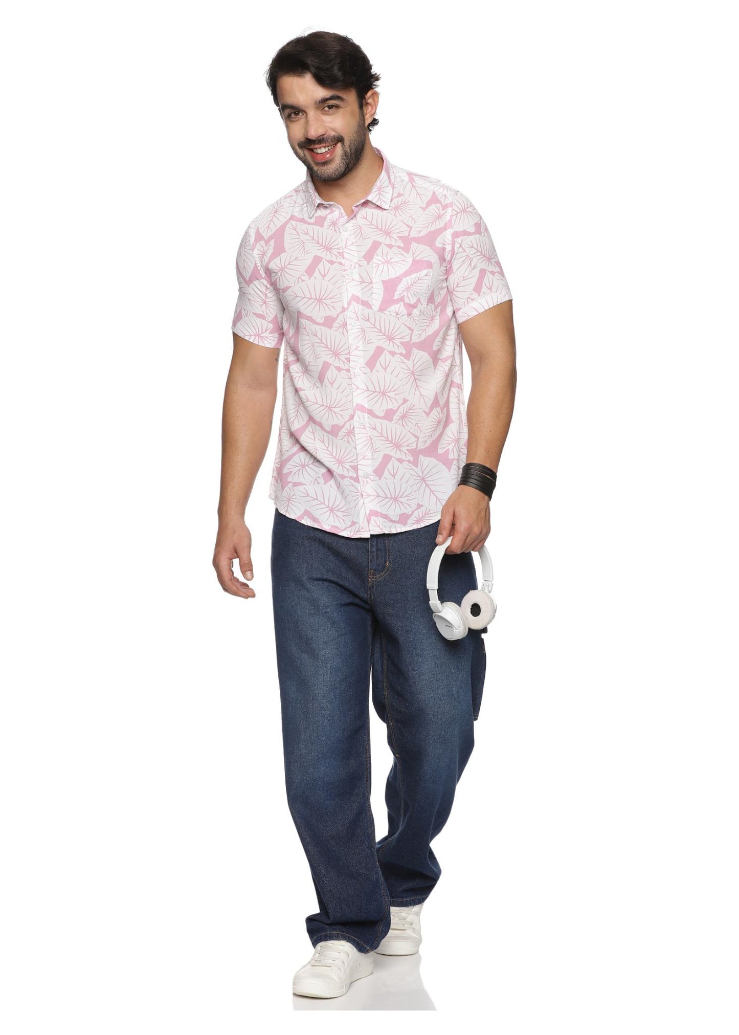 Pink Meadow Mens Printed Shirt