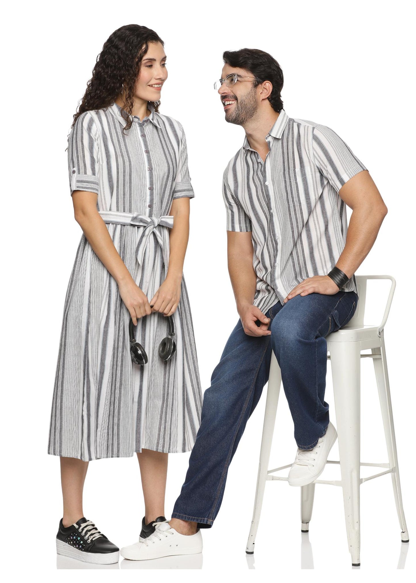 Nova Couple Matching Shirt and Dress