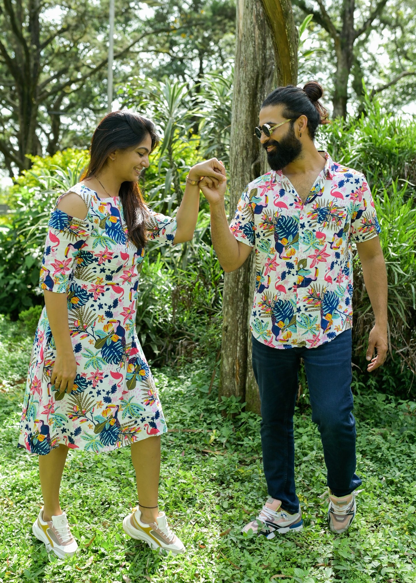 Vista Couple Matching Shirt and Dress - Tusok