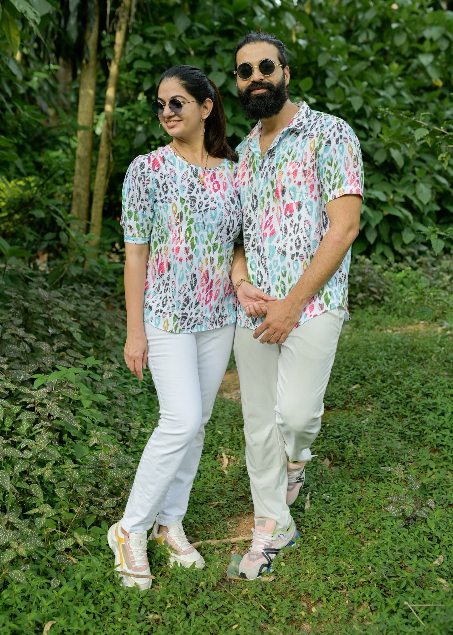Pristine Couple Matching  Shirt and Top