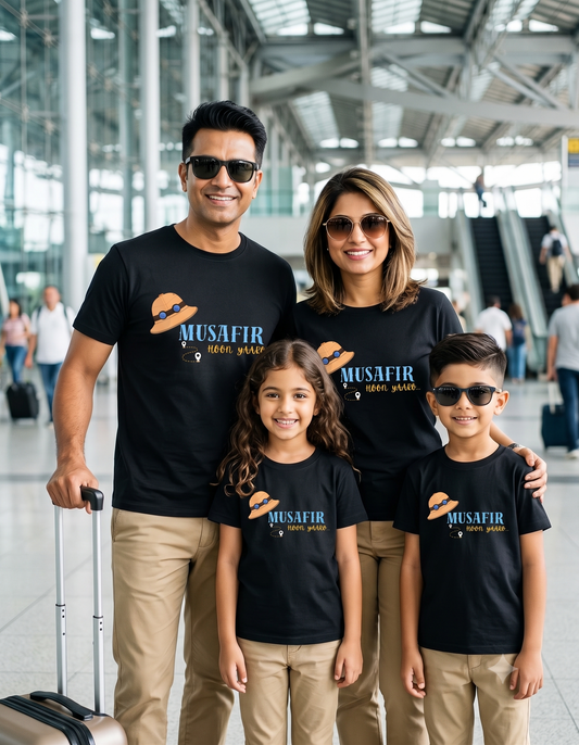 Musafir Hoon Yaaro Family Tshirt