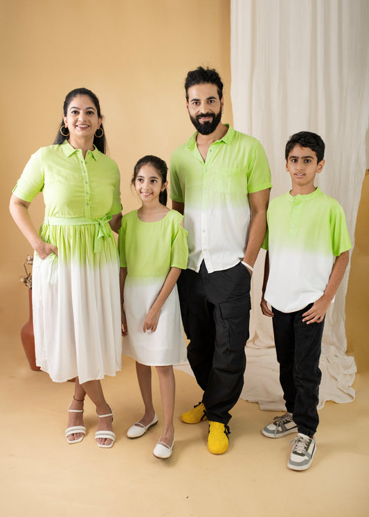 Peppermint Ombre Matching Family Combo