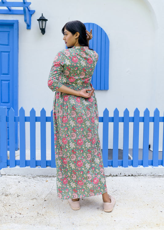 Chitra Cotton Women Gown - Tusok
