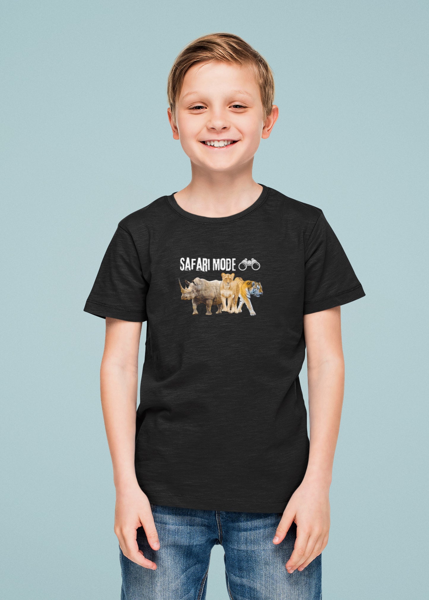 Safari Mode On Black Family Tshirt