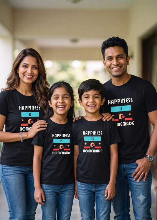 Happiness Is Homemade Family Tshirt