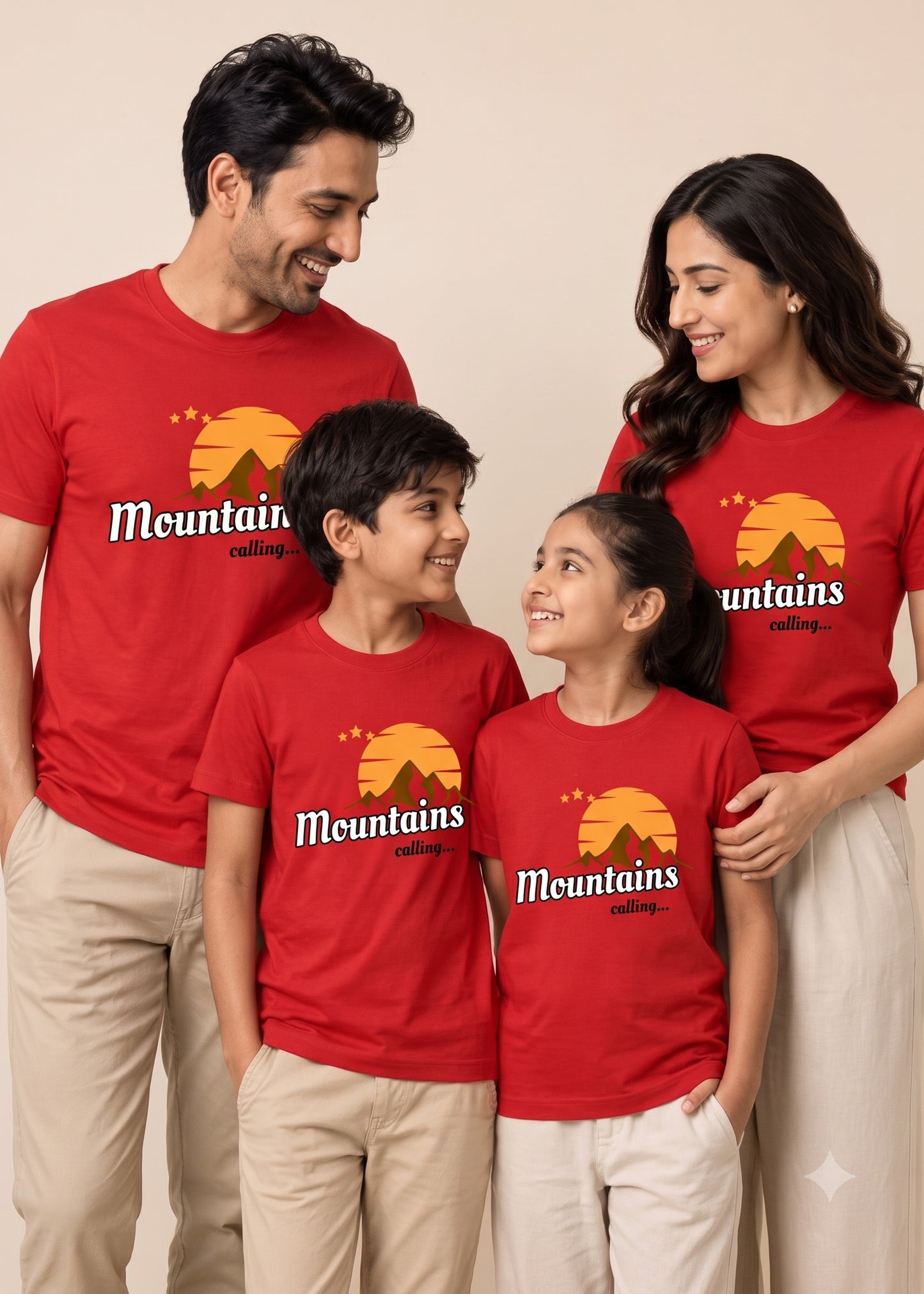 Red Mountain Calling Family Tshirt
