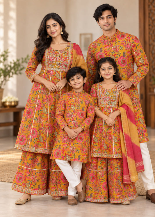 Gulshan Ethnic Family Matching Combo