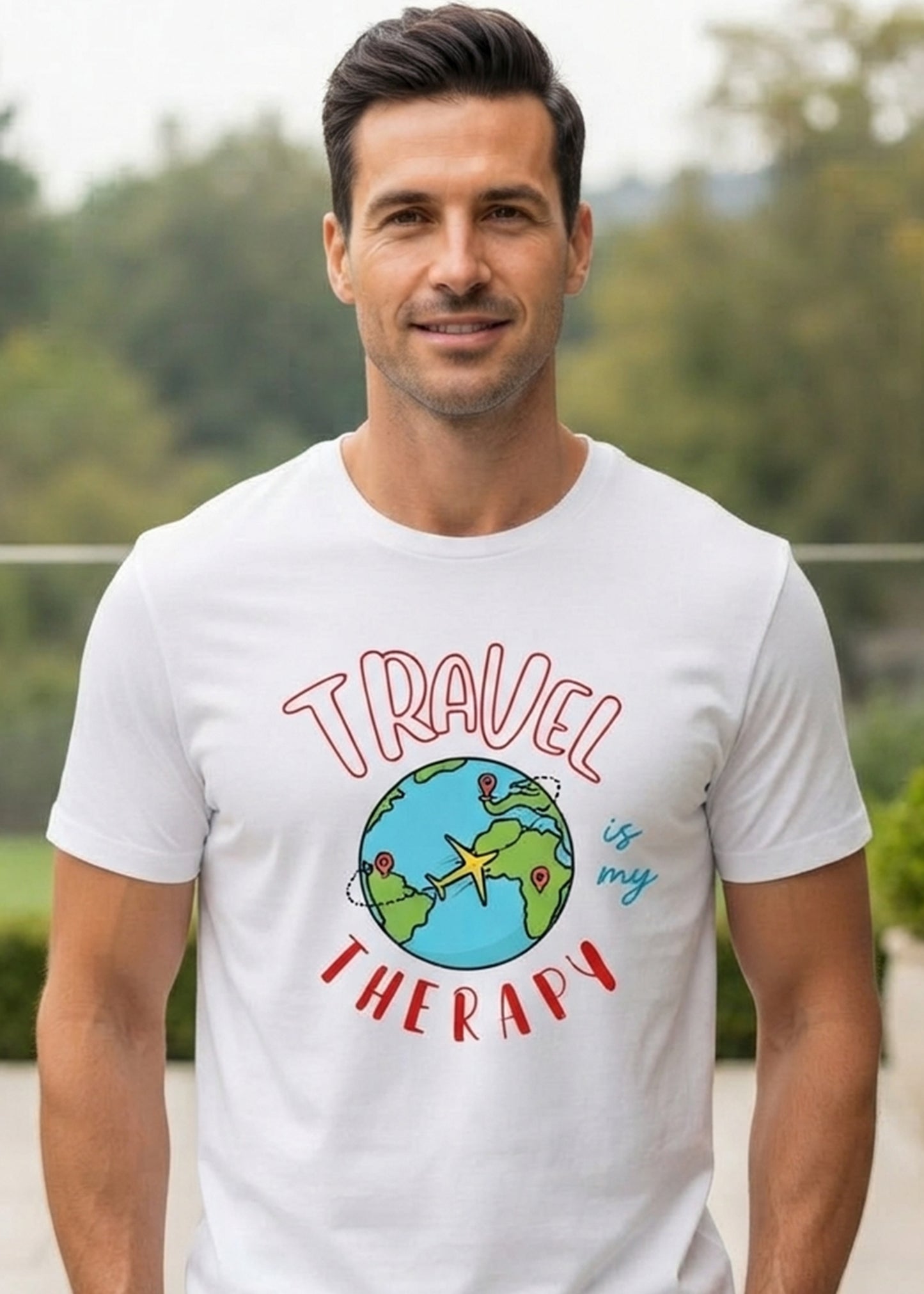 Travel Is My Therapy Family Tshirt
