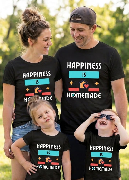 Happiness Is Homemade Family Tshirt