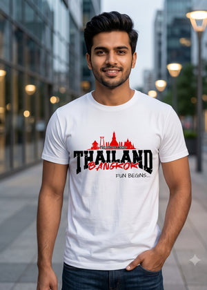 Thailand Fun Begins Men Tshirt